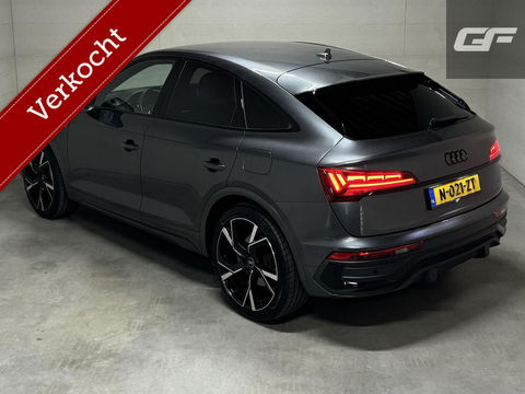 Audi Q5 Sportback 55 TFSI e BlackEdition S-Line Luchtvering Sfeer. Carplay