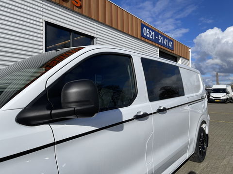 Ford Transit Custom 340 2.0 TDCI 130pk L2H1 Sport originele DC 5 persoons / rijlklaar € 42.950 ex btw / lease vanaf € 769 / 18 inch velgen 4 seizoenen banden / nieuwe bus BPM vrij !