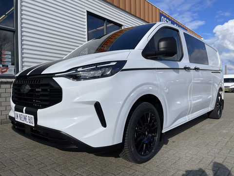 Ford Transit Custom 340 2.0 TDCI 130pk L2H1 Sport originele DC 5 persoons / rijlklaar € 42.950 ex btw / lease vanaf € 769 / 18 inch velgen 4 seizoenen banden / nieuwe bus BPM vrij !