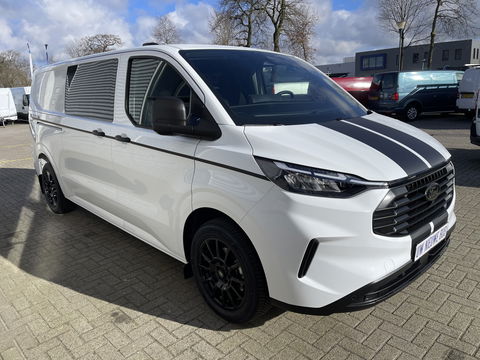 Ford Transit Custom 340 2.0 TDCI 130pk L2H1 Sport originele DC 5 persoons / rijlklaar € 42.950 ex btw / lease vanaf € 769 / 18 inch velgen 4 seizoenen banden / nieuwe bus BPM vrij !
