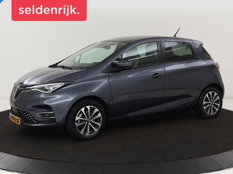 Renault ZOE R135 Intens Business 52 kWh | Stoel & stuurverwarming | Warmtepomp | Half leder | Carplay | Full LED | Keyless | Camera | Navigatie | Digital Cockpit | Climate control