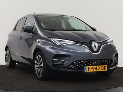 Renault ZOE R135 Intens Business 52 kWh | Stoel & stuurverwarming | Warmtepomp | Half leder | Carplay | Full LED | Keyless | Camera | Navigatie | Digital Cockpit | Climate control