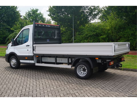 Ford Transit 350L Open laadbak 170PK Dubbellucht L3 Airco, Camera, 3.5T, 230V Omv. Trekhaak! NR. 411