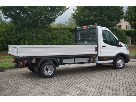 Ford Transit 350L Open laadbak 170PK Dubbellucht L3 Airco, Camera, 3.5T, 230V Omv. Trekhaak! NR. 411