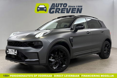 Lynk Co 01 1.5 | UNIEK Matte Grijs | 262PK Pano LED Sfeer 360Camera Memory ACC Virtual Carplay Clima Navi 20"LMV