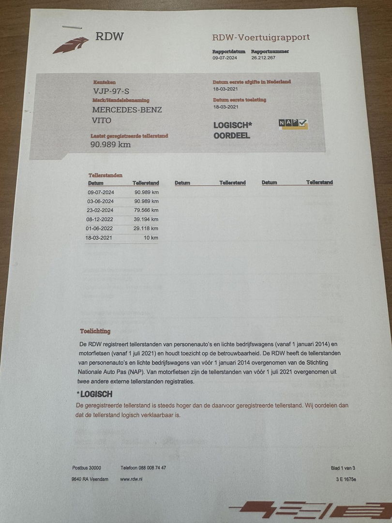 Mercedes-Benz Vito 116 CDI Lang AIRCO / CRUISE CONTROLE / NAVI / L2H1