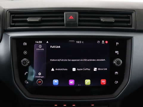 SEAT Arona 1.0 TSI Style Business Intense Plus | Stoelverwarming | Trekhaak | Virtual Cockpit | Adaptive cruise | Carplay | Alcantara | Full LED | Keyless | Navigatie