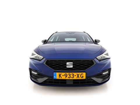 SEAT Leon Sportstourer 1.5 eTSI FR Launch Edition Aut. *FULL-LED | DIGI-COCKPIT | NAVI-FULLMAP | LEATHER-MICROFIBRE | CARPLAY | KEYLESS | SHIFT-PADDLES | SPORT-SEATS | HEATED-SEATS | AMBIENT-LIGHT | CAMERA | ECC | PDC | CRUISE | TOWBAR | 17'