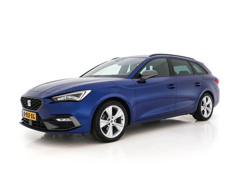 SEAT Leon Sportstourer 1.5 eTSI FR Launch Edition Aut. *FULL-LED | DIGI-COCKPIT | NAVI-FULLMAP | LEATHER-MICROFIBRE | CARPLAY | KEYLESS | SHIFT-PADDLES | SPORT-SEATS | HEATED-SEATS | AMBIENT-LIGHT | CAMERA | ECC | PDC | CRUISE | TOWBAR | 17'
