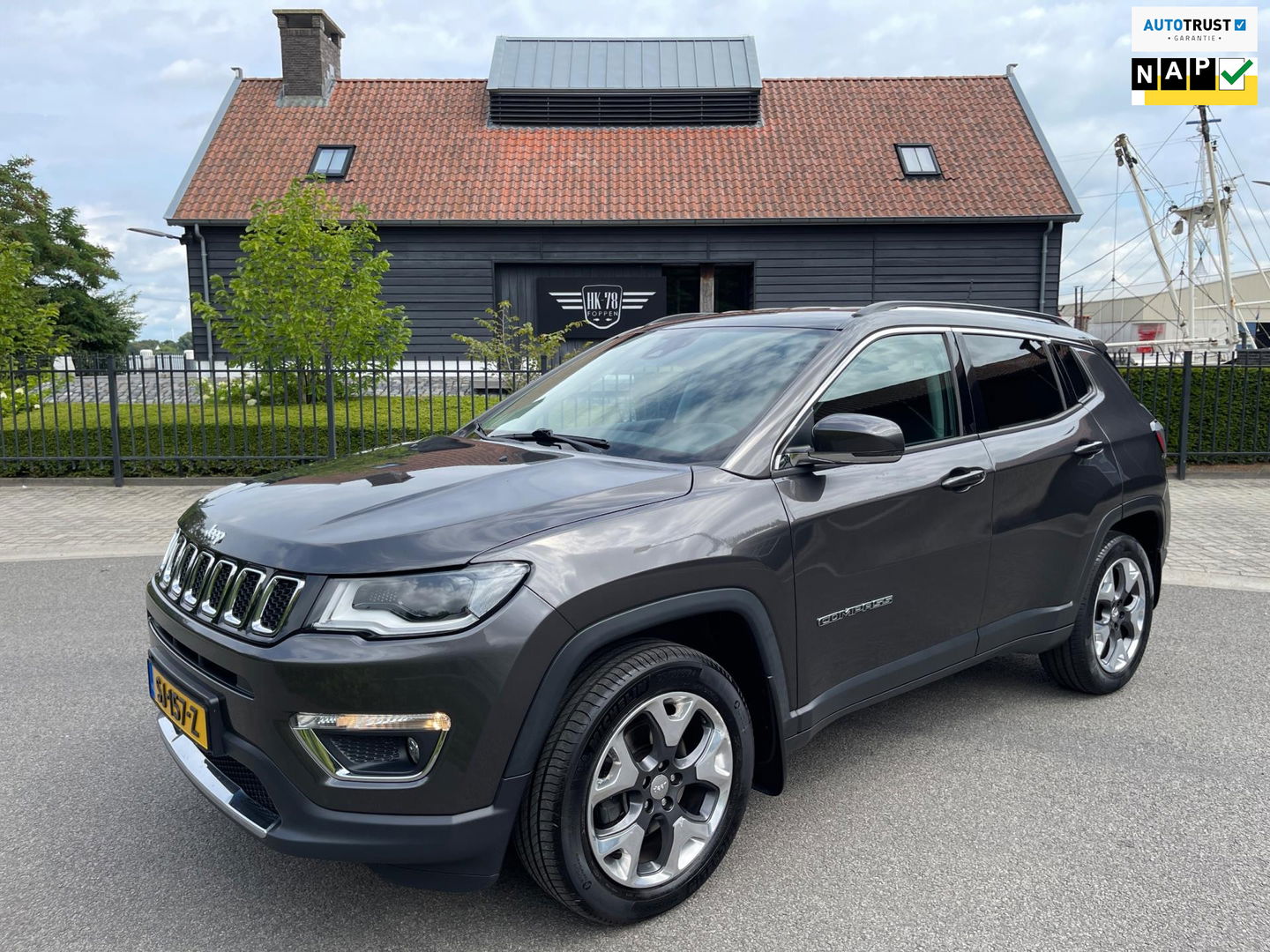 Jeep Compass 1.4 MultiAir Opening Edition 4x4 AUTOMAAT LEER NAVI CAMERA TREKHAAK