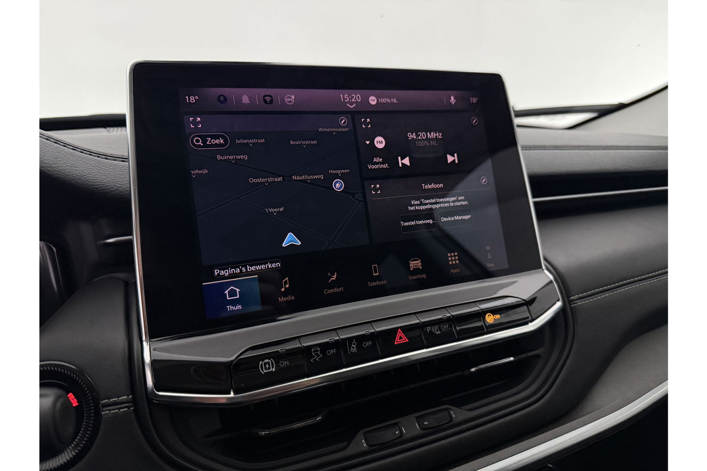 Jeep Compass 4xe Plug-in Hybrid 191PK Camera LED Carplay Clima Cruise Navi PDC 18''LMV