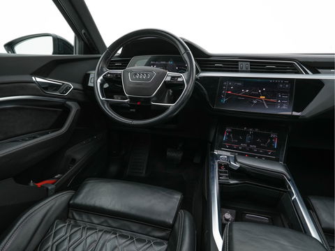 Audi e-tron 55 quattro advanced 95 kWh [ 3-Fase ] (INCL.BTW) (INCL.BTW) *PANO | FULL-LEATHER | FULL-LED | BANG&OLUFSEN | ADAPTIVE-CRUISE | MEMORY-PACK | BLIND-SPOT | TOP-VIEW | KEYLESS | SPORT/HEATED-SEATS | ECC | PDC | TOWBAR | 21''ALU*