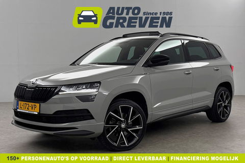 Škoda Karoq 1.5 TSI ACT 150PK Sportline Pano Sfeer Carplay Virtual Camera LED Clima Cruise Navi PDC 19''LMV