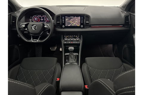 Škoda Karoq 1.5 TSI ACT 150PK Sportline Pano Sfeer Carplay Virtual Camera LED Clima Cruise Navi PDC 19''LMV