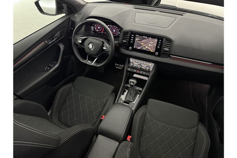 Škoda Karoq 1.5 TSI ACT 150PK Sportline Pano Sfeer Carplay Virtual Camera LED Clima Cruise Navi PDC 19''LMV