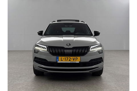 Škoda Karoq 1.5 TSI ACT 150PK Sportline Pano Sfeer Carplay Virtual Camera LED Clima Cruise Navi PDC 19''LMV