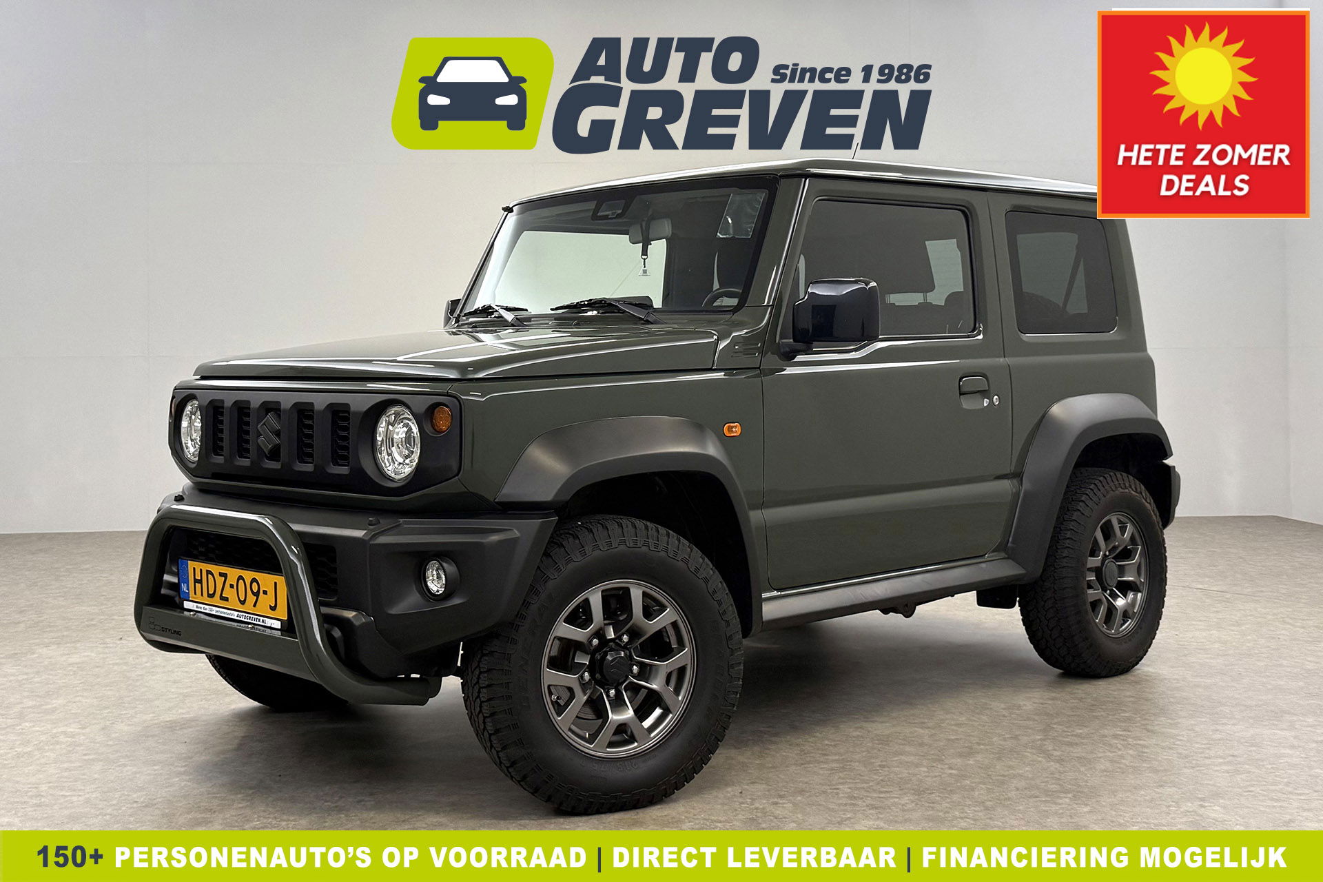 Suzuki Jimny 1.5 Style 4x4 AWD 4 Persoons Bullbar Clima Cruise Navi 15"LMV Stoelverwarming