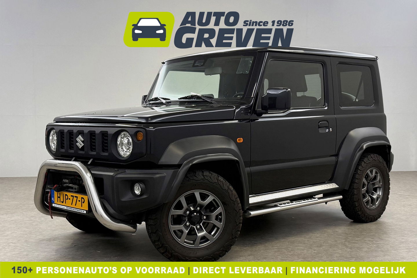Suzuki Jimny 1.5 Allgrip 4x4 Airco Bullbar Lier Trekhaak Camera Cruise Navi LED Sidebars 4 Persoons 15"LMV