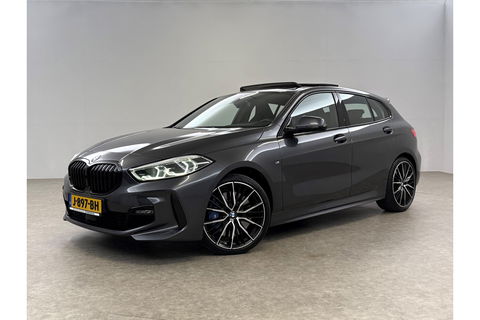 BMW 1-serie 118i M-Sport 141PK Pano Sfeer Virtual LED Carplay Clima Cruise Navi PDC 19"LMV