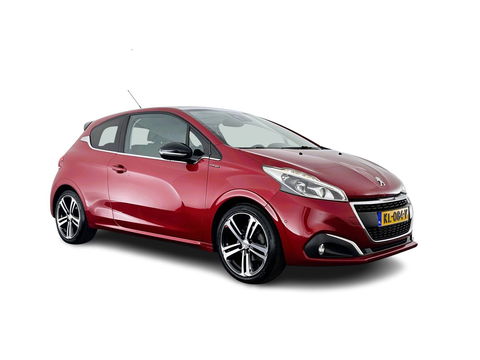 Peugeot 208 1.6 BlueHDi GT-line *PANO | LEATHER-FABRIC | JBL-AUDIO | SPORT-SEATS | NAVI-FULLMAP | CAMERA | DAB+ | 17''ALU*