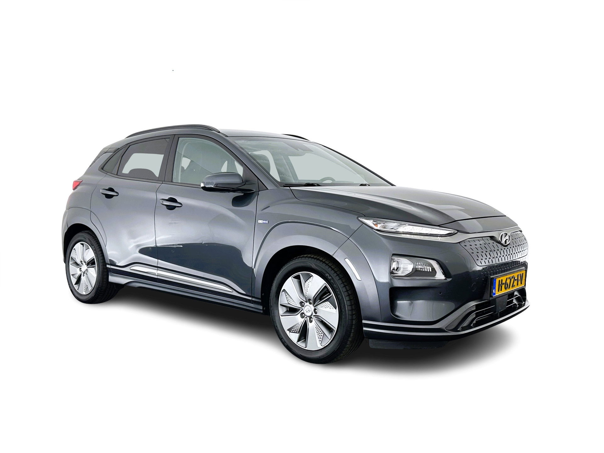 Hyundai KONA EV Premium 64 kWh [ 3-Fase ] (INCL-BTW) *FULL-LEATHER | KRELL-AUDIO | HEAD-UP | FULL-LED | NAVI-FULLMAP | DAB | ADAPT.CRUISE | KEYLESS | CAMERA | BLIND-SPOT | LANE-ASSIST | DIGI-COCKPIT | COMFORT-SEATS | 17''ALU*