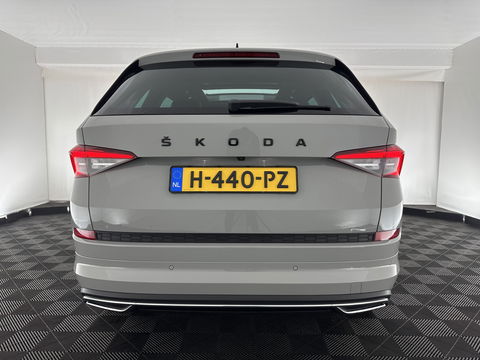 Škoda Kodiaq 1.5 TSI Sportline Business Aut. *PANO | LEATHER-ALCANTARA | FULL-LED | ADAPTIVE-CRUISE | BLIND-SPOT | MEMORY-PACK | CANTON-SOUND | CAMERA | KEYLESS | DIGI-COCKPIT | SPORT/HEATED-SEATS | DAB+ | AMBIENT-LIGHT | CARBON |