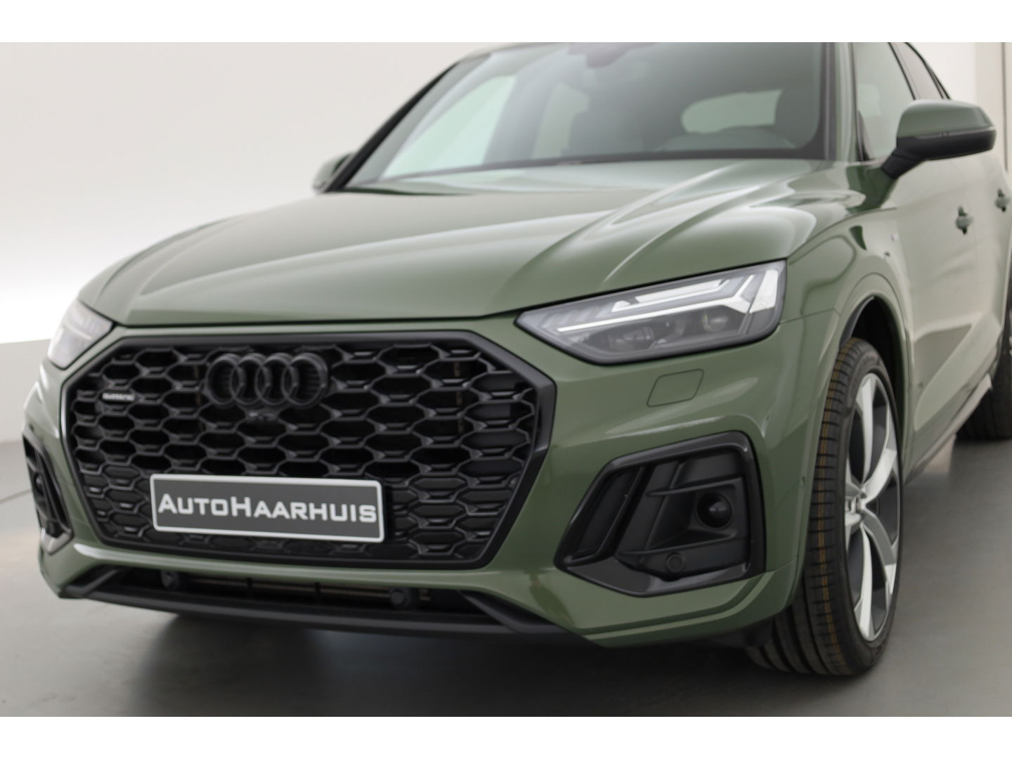 Audi Q5 Sportback 55 TFSI e S Line | District Groen | Luchtvering | HUD | Bang & Olufsen | 360cam |