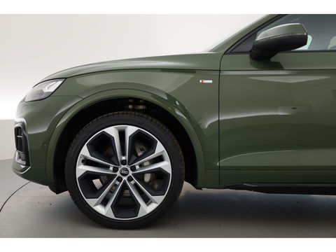 Audi Q5 Sportback 55 TFSI e S Line | District Groen | Luchtvering | HUD | Bang & Olufsen | 360cam |