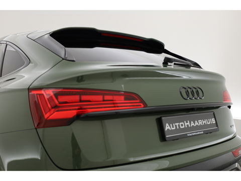 Audi Q5 Sportback 55 TFSI e S Line | District Groen | Luchtvering | HUD | Bang & Olufsen | 360cam |
