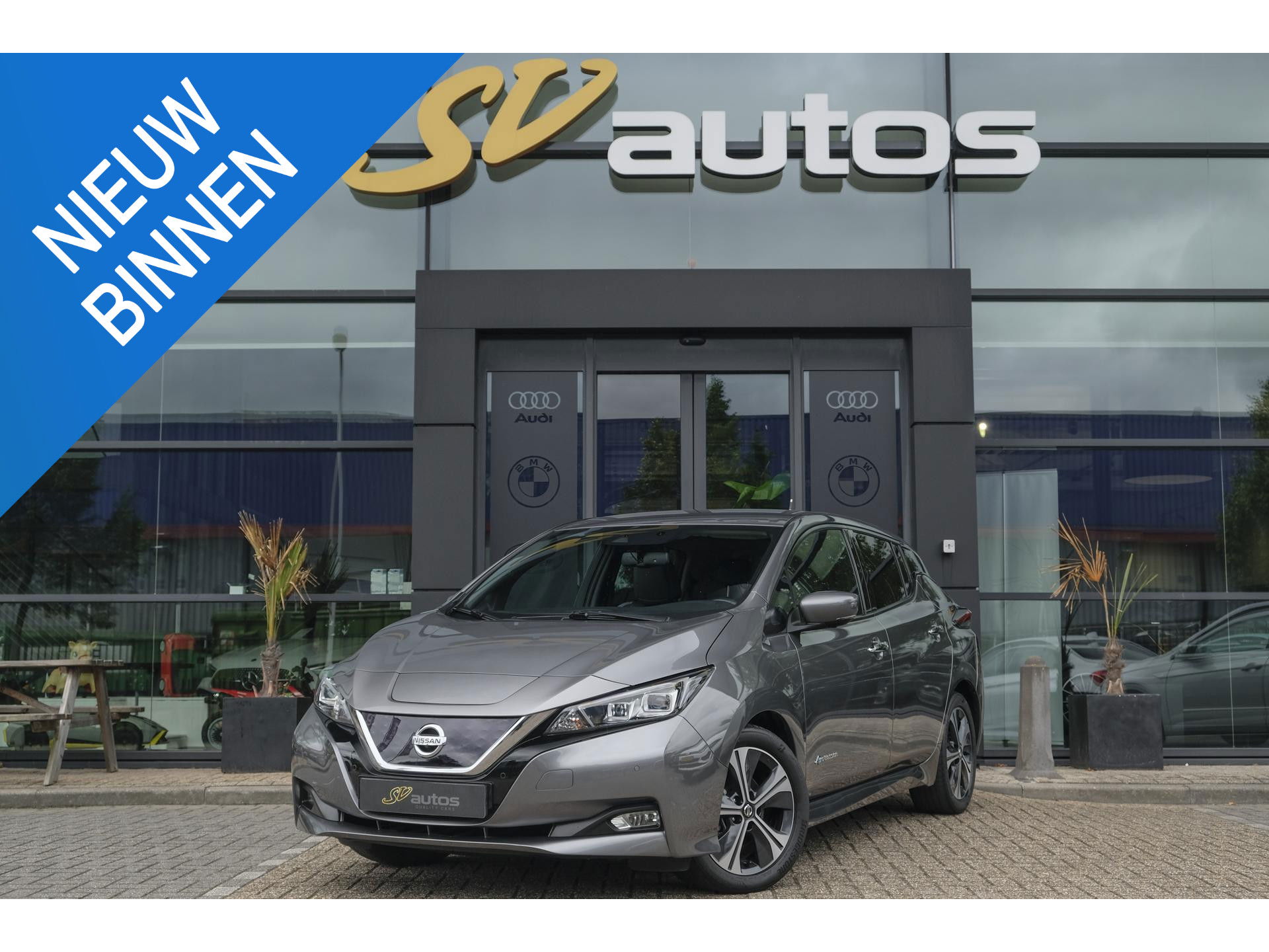 Nissan Leaf Tekna 150pk 40 kWh Leder 360 camera Bose audio MARGE Carplay Stoelverwarming voor+achter DAB