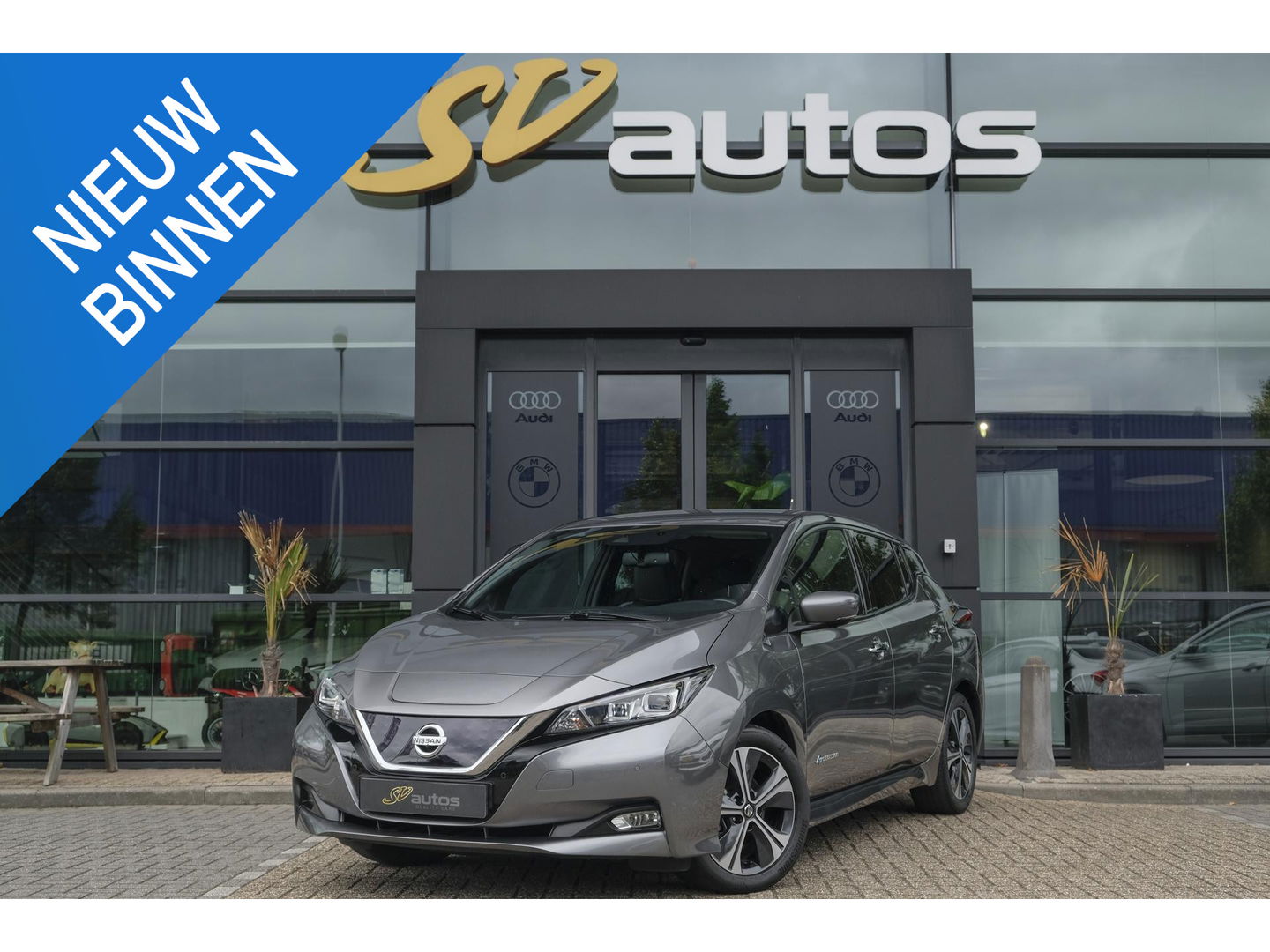 Nissan Leaf Tekna 150pk 40 kWh Leder 360 camera Bose audio MARGE Carplay Stoelverwarming voor+achter DAB