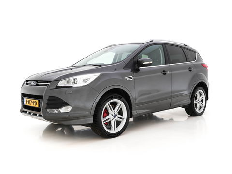 Ford Kuga 1.5 Titanium-Plus Styling-Pack AWD Aut.*LEATHER-FABRIC | XENON | SONY-AUDIO | BLIND-SPOT | KEYLESS | NAVI-FULLMAP | CAMERA | HEATED-SPORT-SEATS | ECC | LANE-ASSIST | PDC | CRUISE | TOWBAR | 19''ALU*