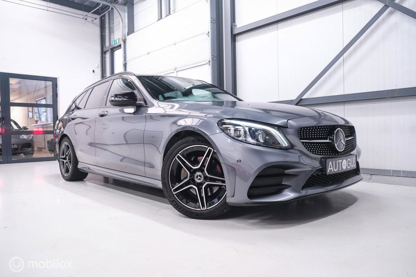 Mercedes-Benz C-Klasse Estate 180 Business Solution AMG | Trekhaak | CarPlay | Camera | Leder | Adaptive cruise | NAP auto NL | rijklaar |