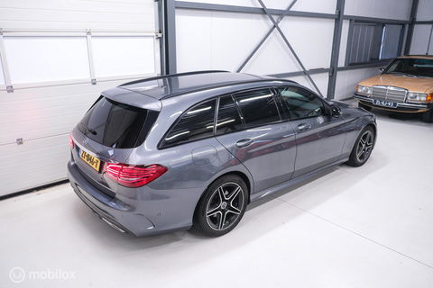 Mercedes-Benz C-Klasse Estate 180 Business Solution AMG | Trekhaak | CarPlay | Camera | Leder | Adaptive cruise | NAP auto NL | rijklaar |