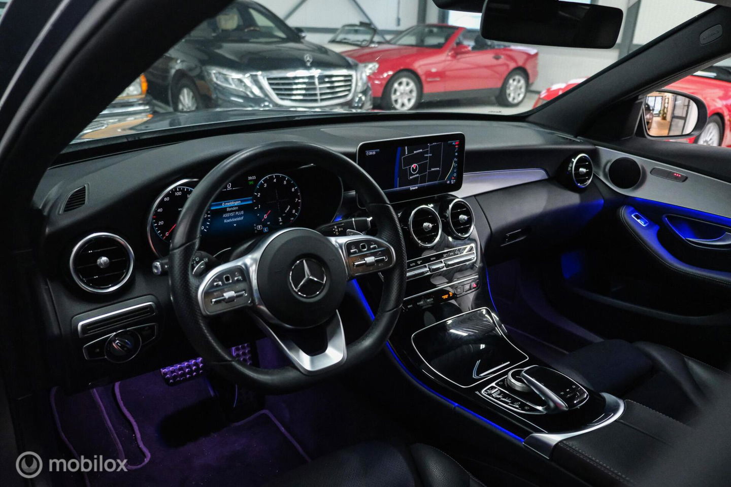 Mercedes-Benz C-Klasse Estate 180 Business Solution AMG | Trekhaak | CarPlay | Camera | Leder | Adaptive cruise | NAP auto NL | rijklaar |
