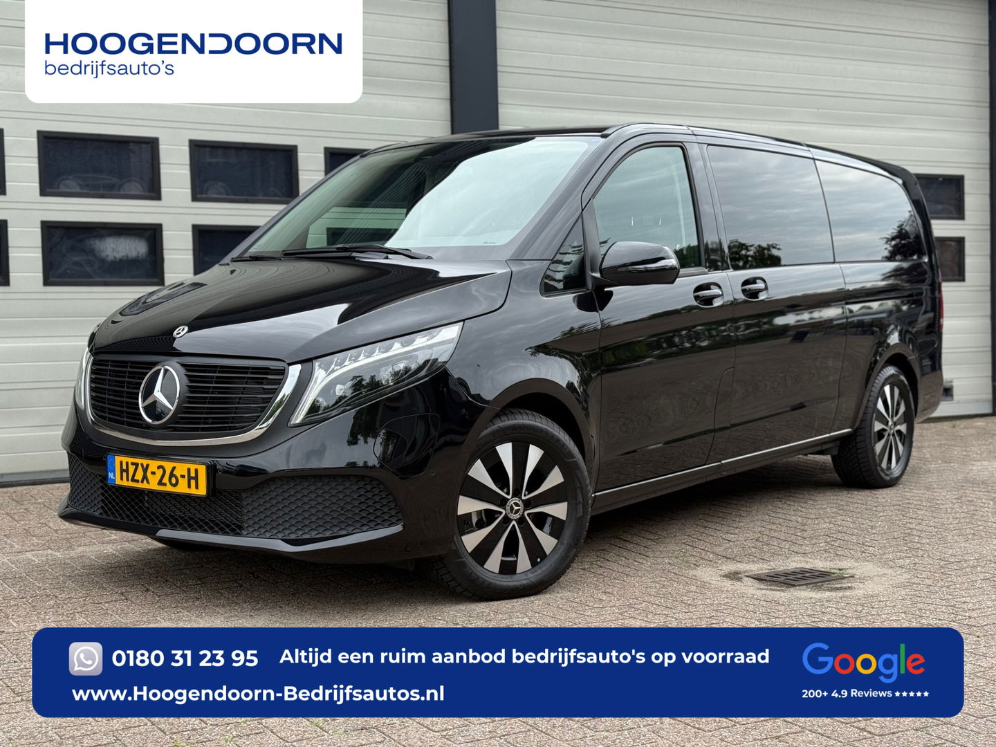Mercedes-Benz EQV 300 90 kWh L3 Extra Lang - 7/8 Zits - Elc. schuif - Leder - 3 Jaar onderhoud + Garantie