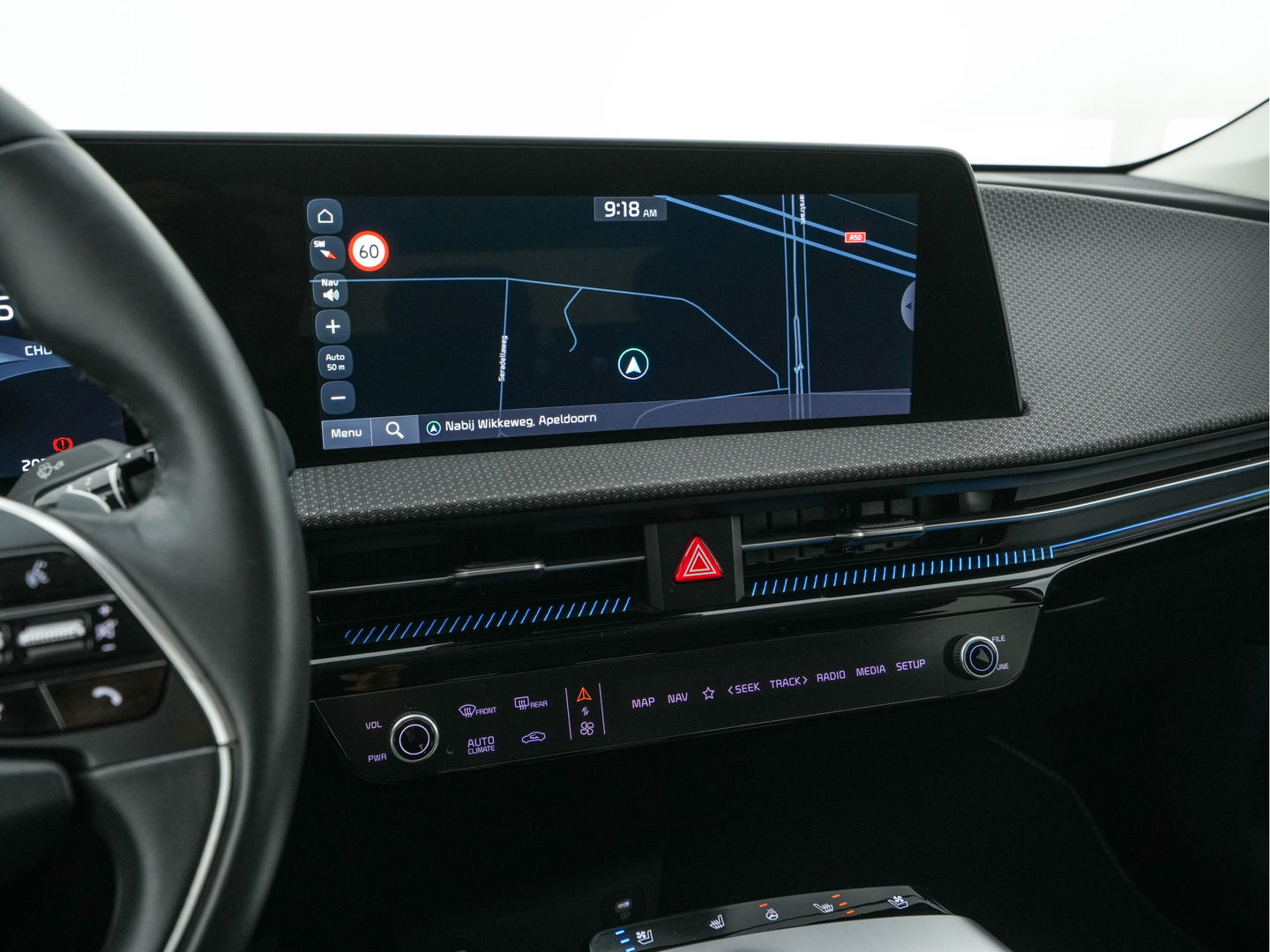Kia Ev6 Plus 77.4 kWh [ 3-Fase ] (INCL-BTW) *LUXURY-LEATHER | ADAPT-CRUISE | WIDE-SCREEN-DIGI-COCKPIT | MERIDIAN-AUDIO | MEMORY-PACK | FULL-LED | KEYLESS | CAMERA | DAB | BLIND-SPOT | NAVI-FULLMAP | 19''ALU*