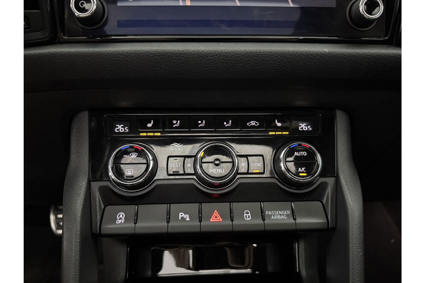 Škoda Kodiaq 1.5 TSI 150PK Sportline 7p Pano LED Sfeer Camera Virtual Carplay Memory Clima Cruise Navi PDC 19''LMV