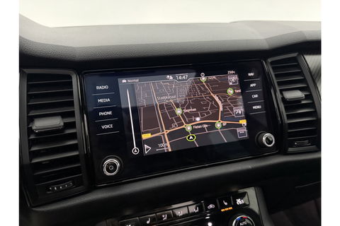 Škoda Kodiaq 1.5 TSI 150PK Sportline 7p Pano LED Sfeer Camera Virtual Carplay Memory Clima Cruise Navi PDC 19''LMV