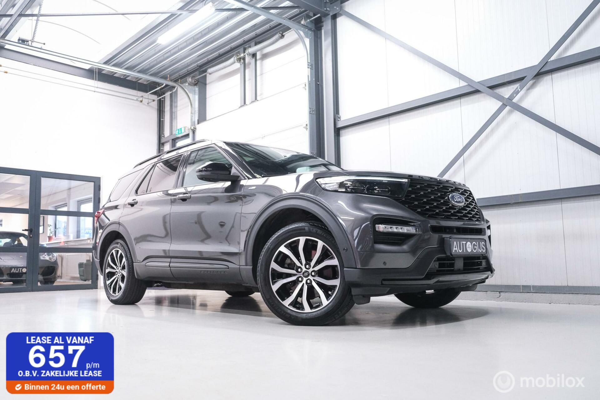 Ford Explorer 3.0 V6 EcoBoost PHEV ST-Line | Trekhaak | 360 cam | Massage | B&O Audio | VOL opties | rijklaarprijs |