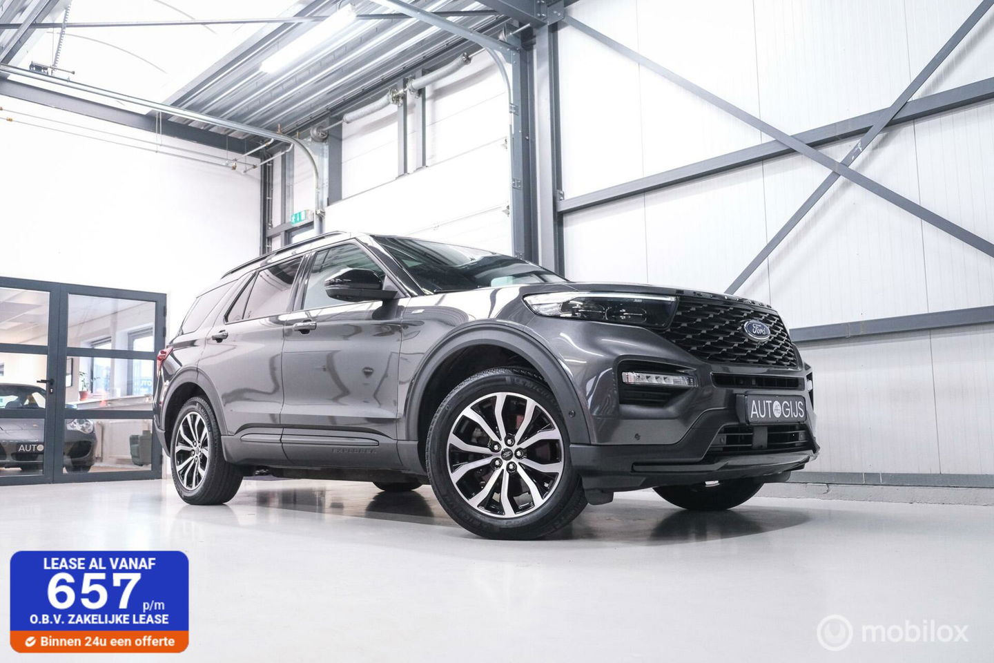 Ford Explorer 3.0 V6 EcoBoost PHEV ST-Line | Trekhaak | 360 cam | Massage | B&O Audio | VOL opties | rijklaarprijs |