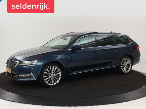 Škoda Superb 1.4 TSI iV Laurin & Klement | Panoramadak | Stoelventilatie | Leder | Camera | Trekhaak | Massage | Adaptive cruise | Virtual Cockpit | Canton Sound | Carplay | 19'' lichtmetalen velgen | PHEV