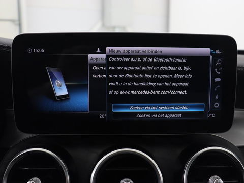 Mercedes-Benz C-Klasse 300e Avantgarde | Panoramadak | Leder Exclusief | Burmester Surround | Stoelverwarming | Camera | Carplay | Dodehoek detectie | Navigatie | Full LED