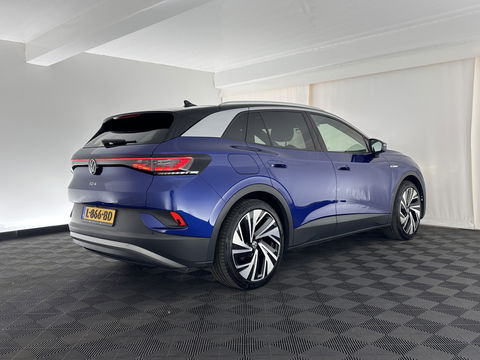 Volkswagen ID.4 First Max 77 kWh [ 3-Fase ] (INCL.BTW) Aut. *PANO | HEAD-UP | 1/2LEATHER | FULL-LED | MEMORY-PACK | TOP-VIEW | BLIND-SPOT | HEATED-SPORTSEATS | DIGI-COCKPIT | DAB+ | 21''ALU*