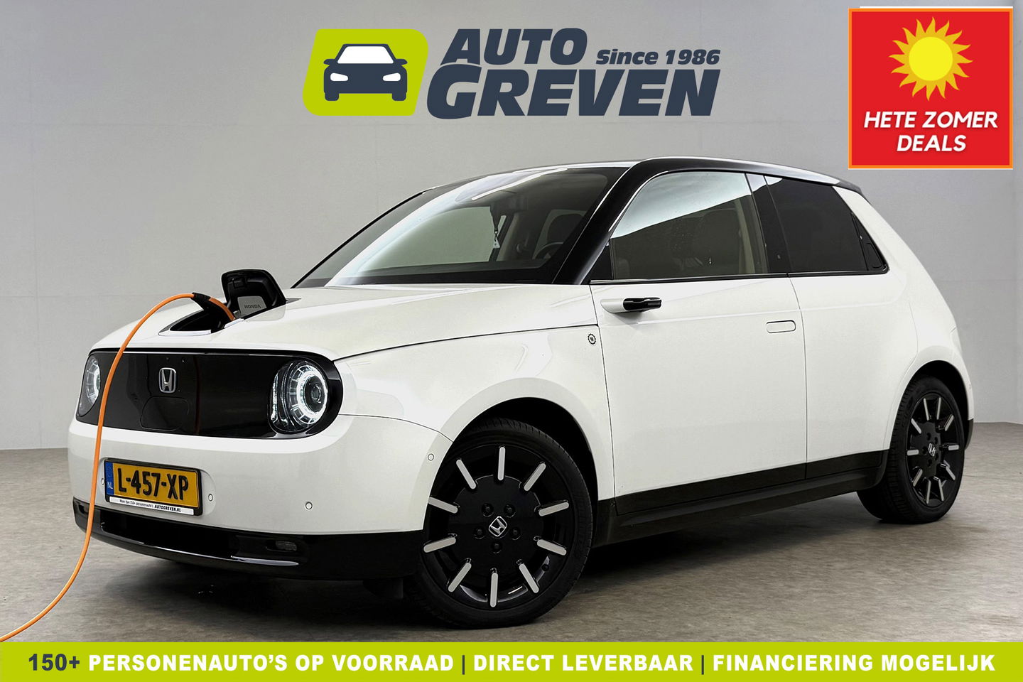 Honda Honda-E Advance 154PK Elektrisch 360Camera LED Pano Widescreen Zijcamera Spiegel Cruise Carplay Clima 17"LMV Navi PDC