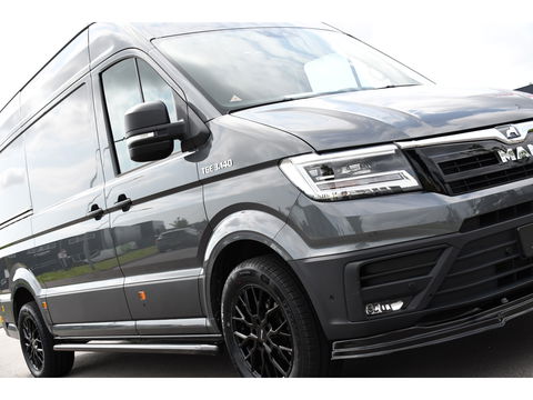 MAN TGE 3.140 35 2.0 L3H3 PB Edition Full Options, Adaptieve Cruise, Carplay, Camera, LED, 2 x Schuifdeur, Clima, Trekhaak, Automaat, Uniek!