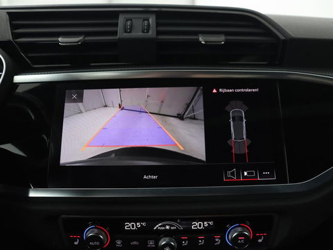 Audi Q3 35 TFSI S Line Pro Line S | Panoramadak | Stoelverwarming | Adaptive cruise | Carplay | Trekhaak | Keyless | Virual Cockpit | Half leder | DAB | Full LED