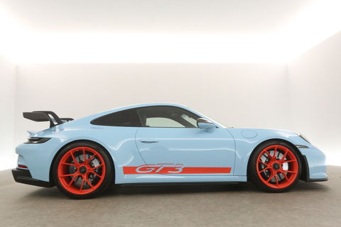 Porsche 911 4.0 GT3 510PK Gulf Edition | PDLS+ | Nose Lift | Keramisch | Carbon