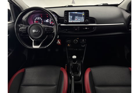 Kia Picanto 1.0 MPi GT-Line Airco Cruise Camera Carplay Navigatie LED Leder 15"LMV