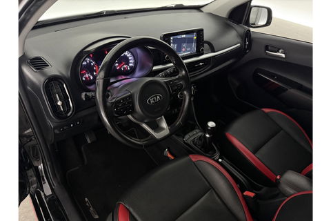 Kia Picanto 1.0 MPi GT-Line Airco Cruise Camera Carplay Navigatie LED Leder 15"LMV